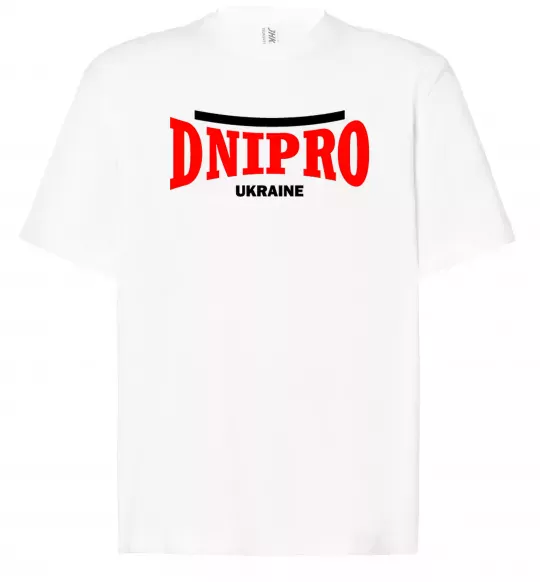 Футболка Оверсайз Dnipro Ukraine Білий фото