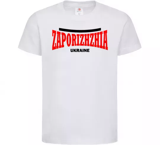 Детская футболка Zaporizhzha Ukraine Белый фото