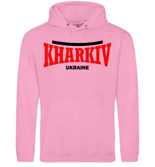 Женская толстовка (худи) Kharkiv Ukraine Розовый фото