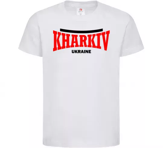 Дитяча футболка Kharkiv Ukraine Білий фото