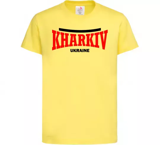 Дитяча футболка Kharkiv Ukraine Лимонний фото