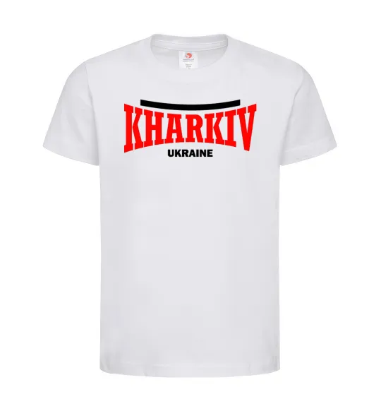 Дитяча футболка Kharkiv Ukraine Білий фото