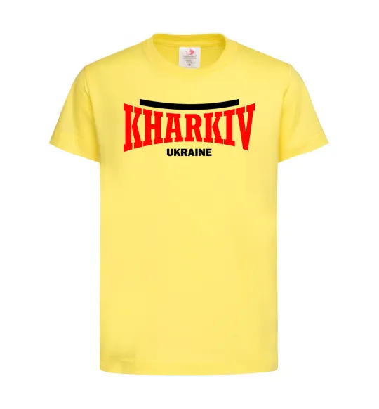 Дитяча футболка Kharkiv Ukraine Лимонний фото