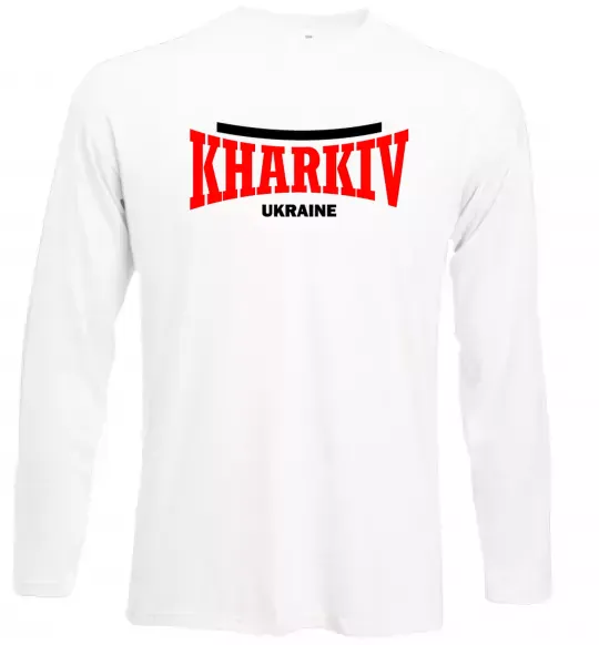 Лонгслів Kharkiv Ukraine Білий фото