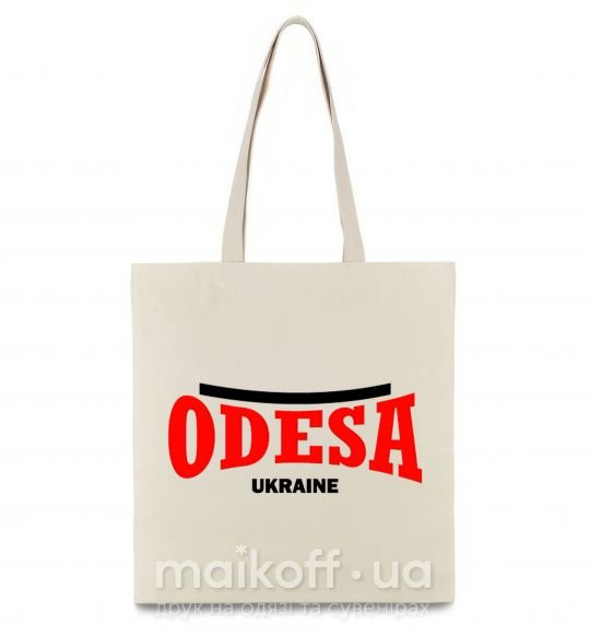 Еко-сумка Odesa Ukraine Бежевий фото