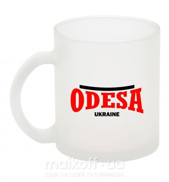 Чашка скляна Odesa Ukraine Фроузен фото
