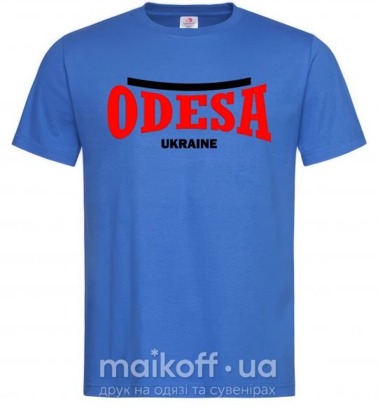Мужская футболка Odesa Ukraine Ярко-синий фото