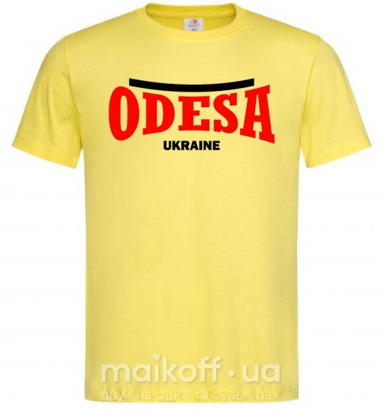 Мужская футболка Odesa Ukraine Лимонный фото