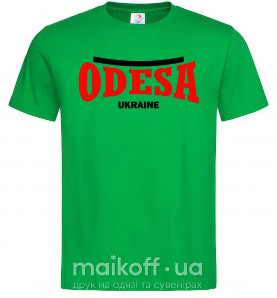 Мужская футболка Odesa Ukraine Зеленый фото