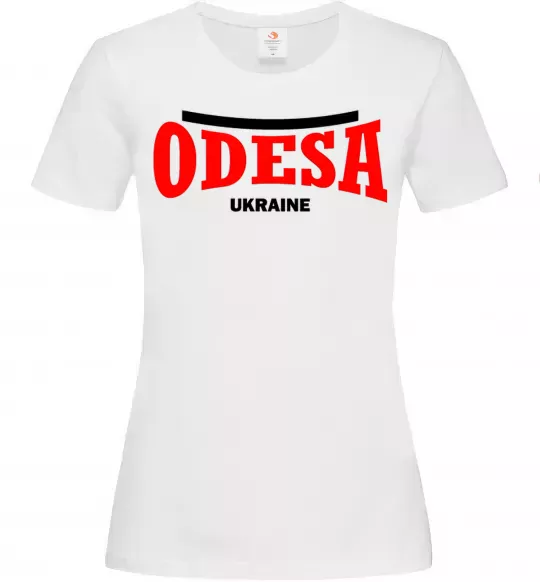 Жіноча футболка Odesa Ukraine Білий фото