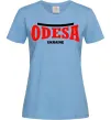 Жіноча футболка Odesa Ukraine Блакитний фото