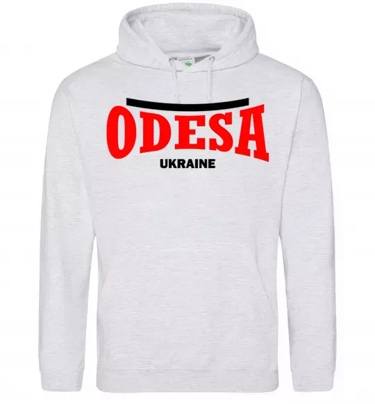 Женская толстовка (худи) Odesa Ukraine Серый меланж фото