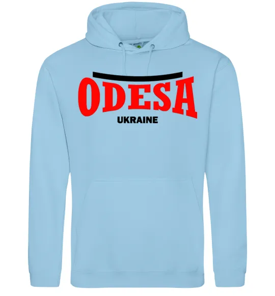 Женская толстовка (худи) Odesa Ukraine Голубой фото