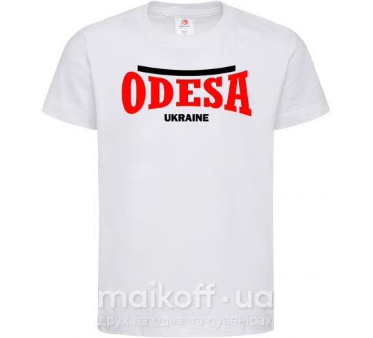 Дитяча футболка Odesa Ukraine Білий фото