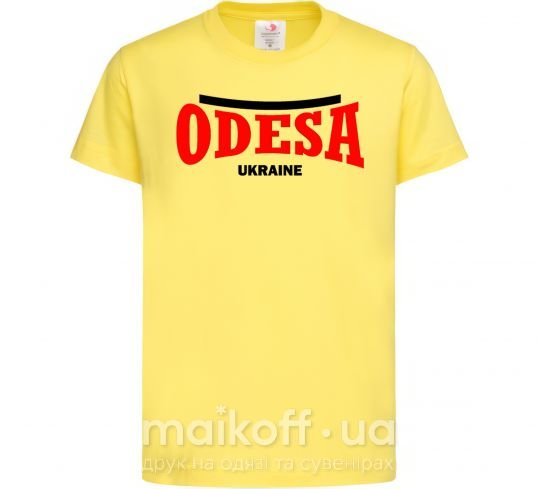 Детская футболка Odesa Ukraine Лимонный фото