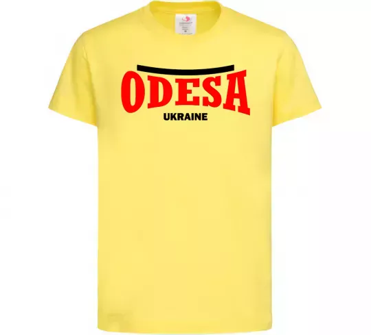 Дитяча футболка Odesa Ukraine Лимонний фото