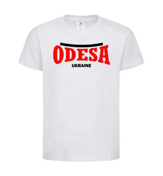 Детская футболка Odesa Ukraine Белый фото