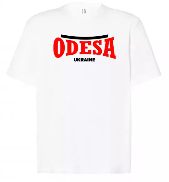 Футболка Оверсайз Odesa Ukraine Белый фото