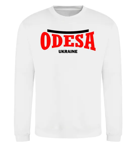 Свитшот Odesa Ukraine Белый фото
