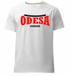 Мужская премиум футболка Odesa Ukraine Белый фото