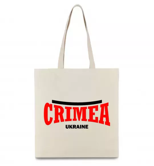 Эко-сумка Crimea Ukraine Бежевый фото