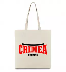 Эко-сумка Crimea Ukraine Бежевый фото