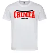 Мужская футболка Crimea Ukraine Белый фото