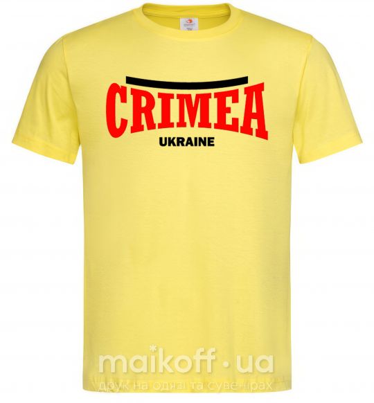 Мужская футболка Crimea Ukraine Лимонный фото
