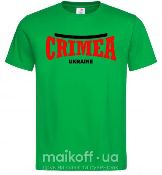 Мужская футболка Crimea Ukraine Зеленый фото