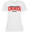 Жіноча футболка Crimea Ukraine Білий фото