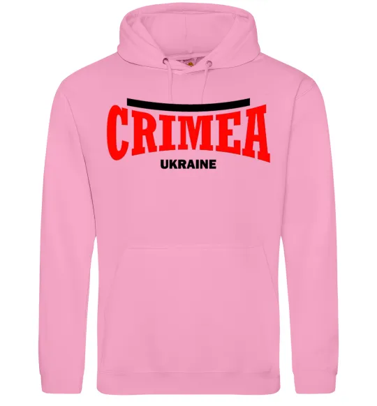 Чоловіча толстовка (худі) Crimea Ukraine Рожевий фото
