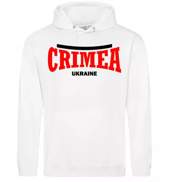 Женская толстовка (худи) Crimea Ukraine Белый фото