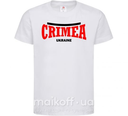 Дитяча футболка Crimea Ukraine Білий фото
