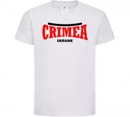 Детская футболка Crimea Ukraine Белый фото