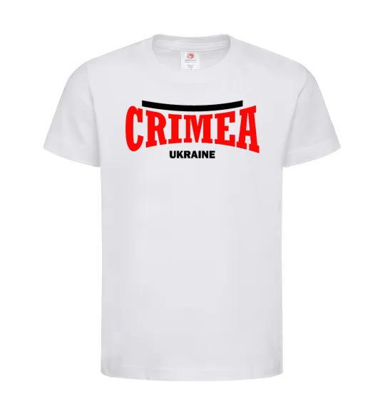 Дитяча футболка Crimea Ukraine Білий фото
