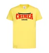 Дитяча футболка Crimea Ukraine Лимонний фото