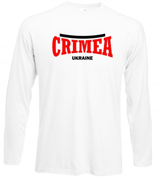 Лонгслів Crimea Ukraine Білий фото