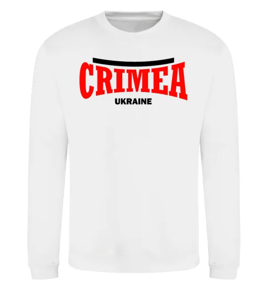 Свитшот Crimea Ukraine Белый фото