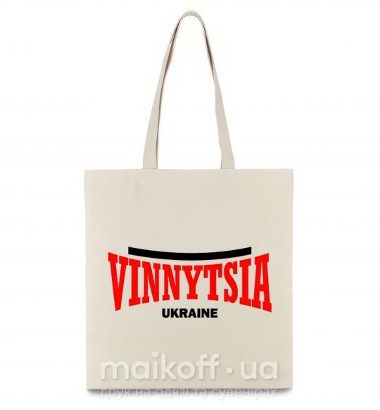 Еко-сумка Vinnytsia Ukraine Бежевий фото