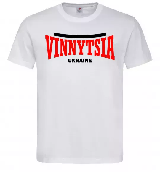 Чоловіча футболка Vinnytsia Ukraine Білий фото