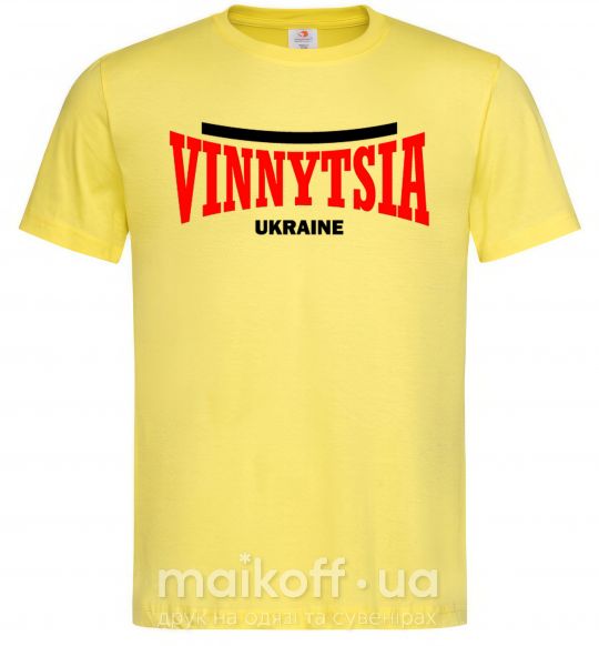 Мужская футболка Vinnytsia Ukraine Лимонный фото