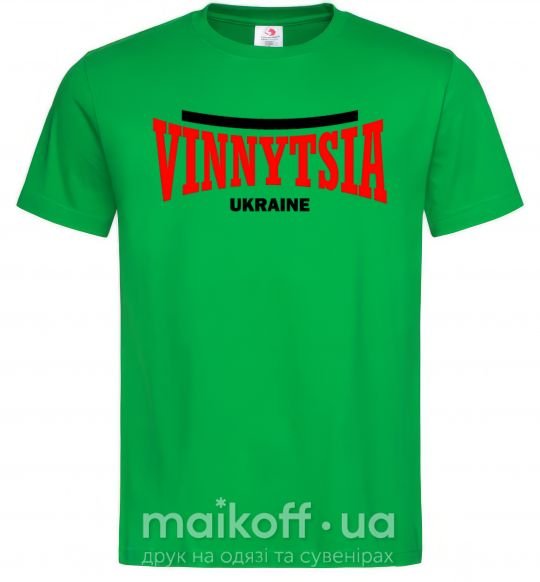 Мужская футболка Vinnytsia Ukraine Зеленый фото