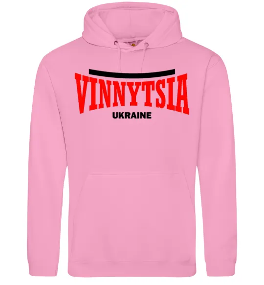 Мужская толстовка (худи) Vinnytsia Ukraine Розовый фото
