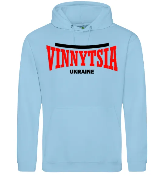Мужская толстовка (худи) Vinnytsia Ukraine Голубой фото
