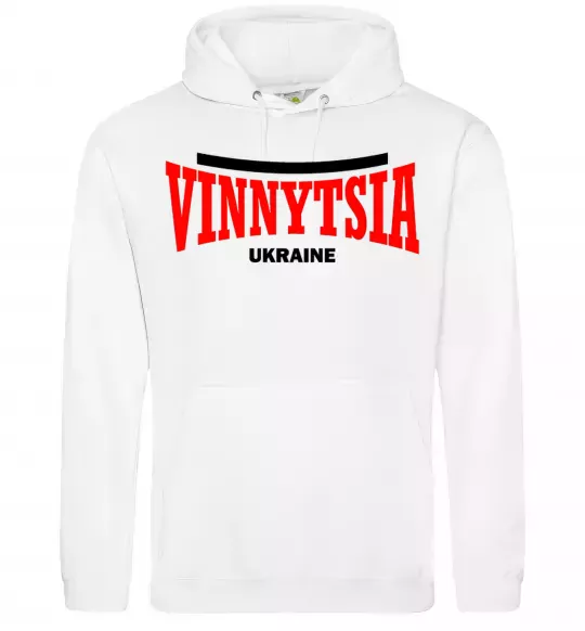 Женская толстовка (худи) Vinnytsia Ukraine Белый фото