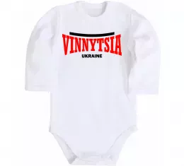 Детский боди Vinnytsia lover Белый фото