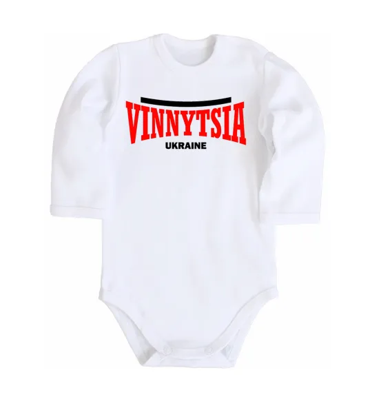 Детский боди Vinnytsia Ukraine Белый фото