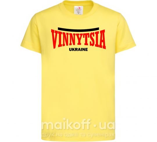 Дитяча футболка Vinnytsia Ukraine Лимонний фото