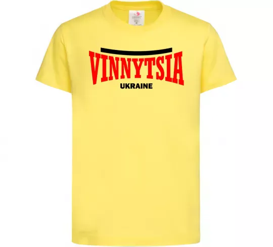 Детская футболка Vinnytsia Ukraine Лимонный фото