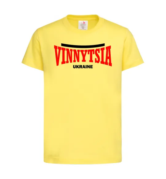 Детская футболка Vinnytsia Ukraine Лимонный фото